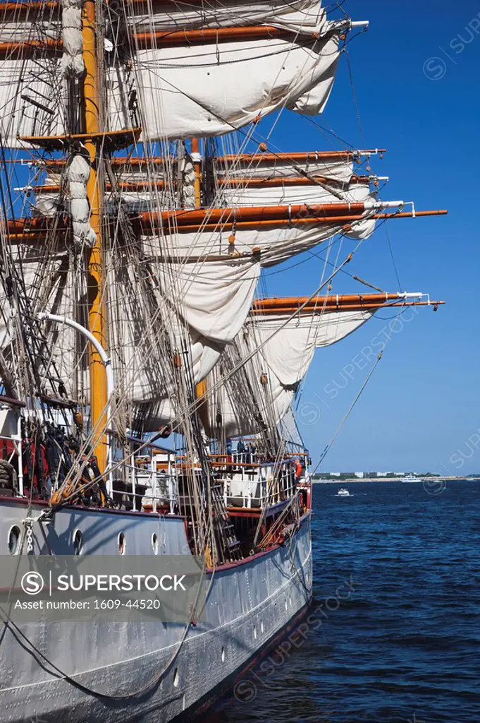 USA,Massachusetts, Boston, Sail Boston Tall Ships Festival, Dutch barque Europa