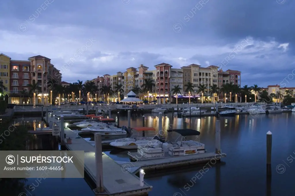 Bayfront Place and Marina, Naples, Florida, USA