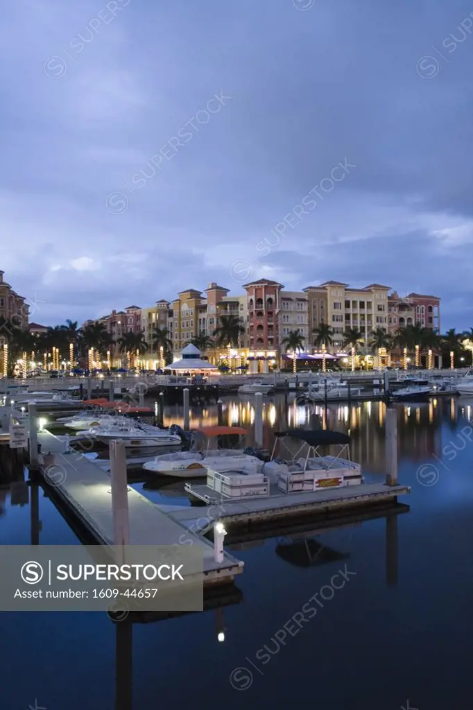 Bayfront Place and Marina, Naples, Florida, USA