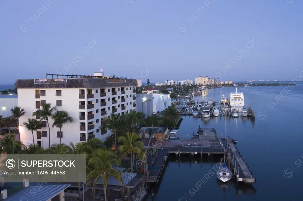 Beachfront Hotels, Fort Myers Beach, Florida, USA
