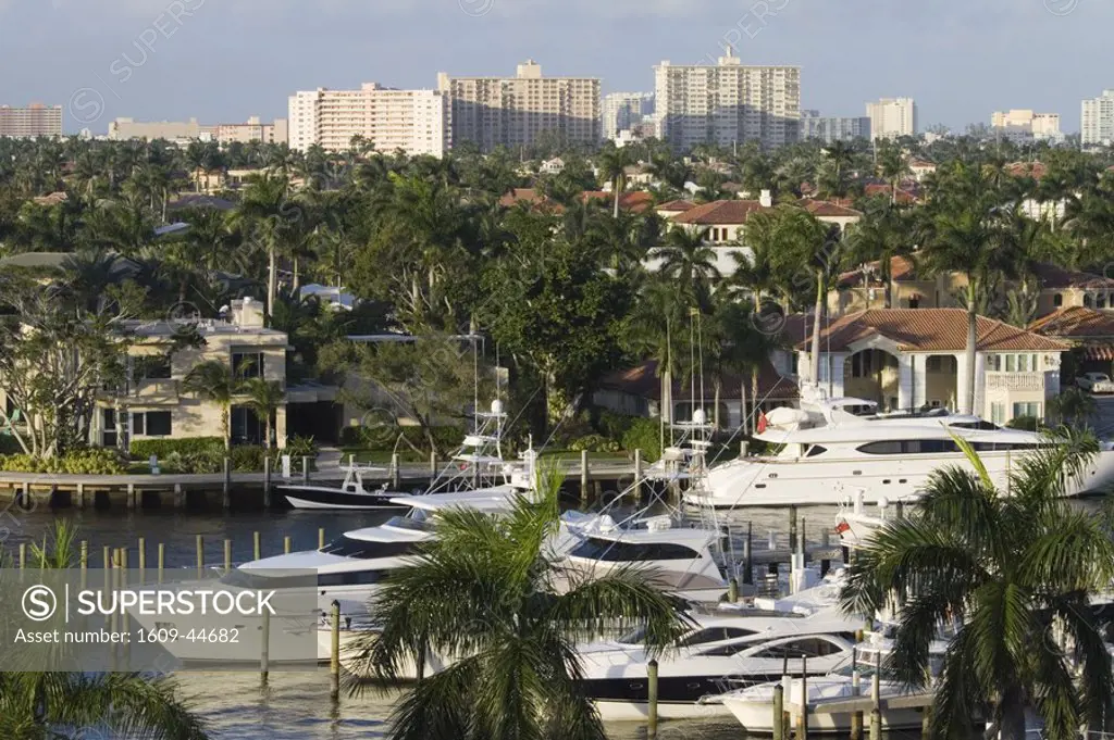 Intracoastal Waterway Marina on the Stranahan River, Fort Lauderdale, Florida, USA