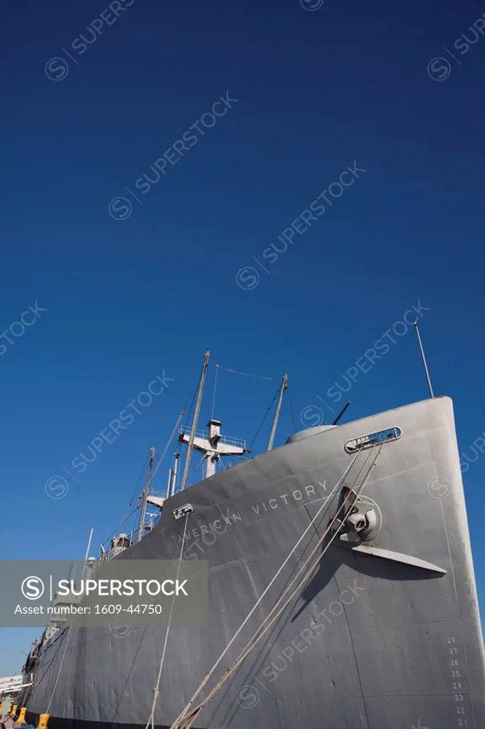 USA, Florida, Tampa, Port of Tampa, World War 2_era Liberty Ship, American Victory