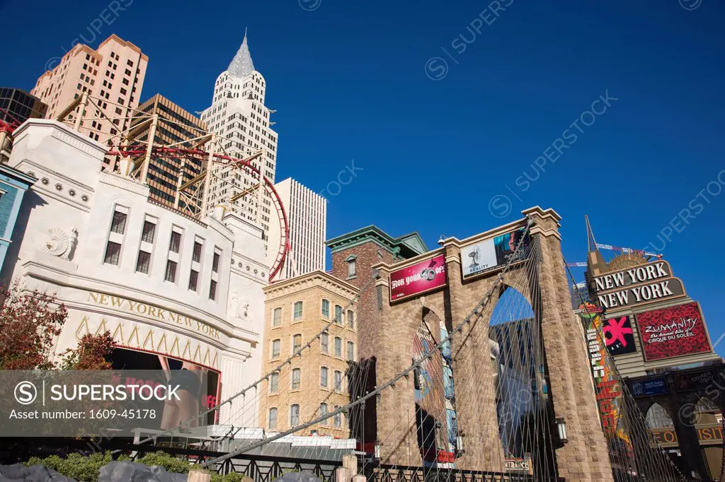 USA, Nevada, Las Vegas, New york, New York Hotel and Casino