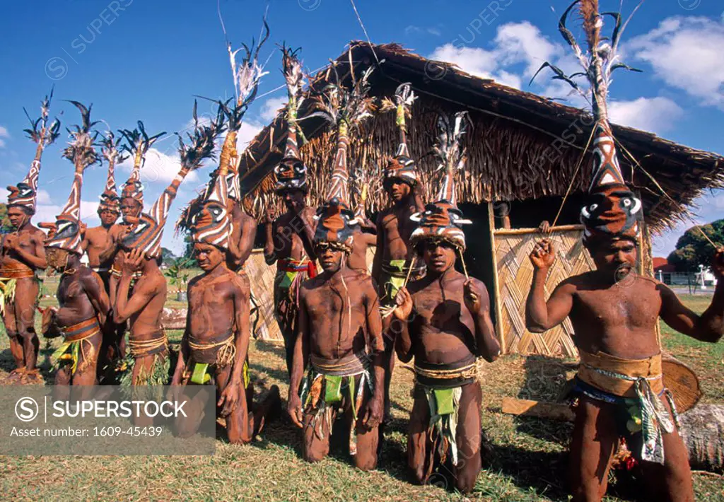 Tribal dancers at a festival in Port Vila, Vanuatu