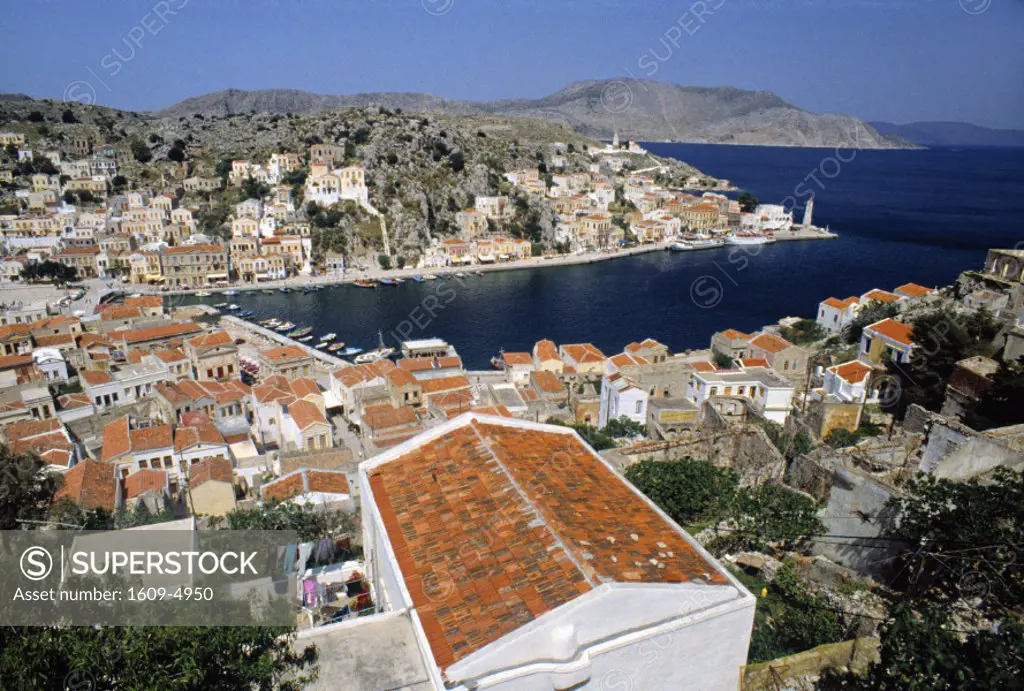 Gialos Port, Symi, Dodecanese, Greece
