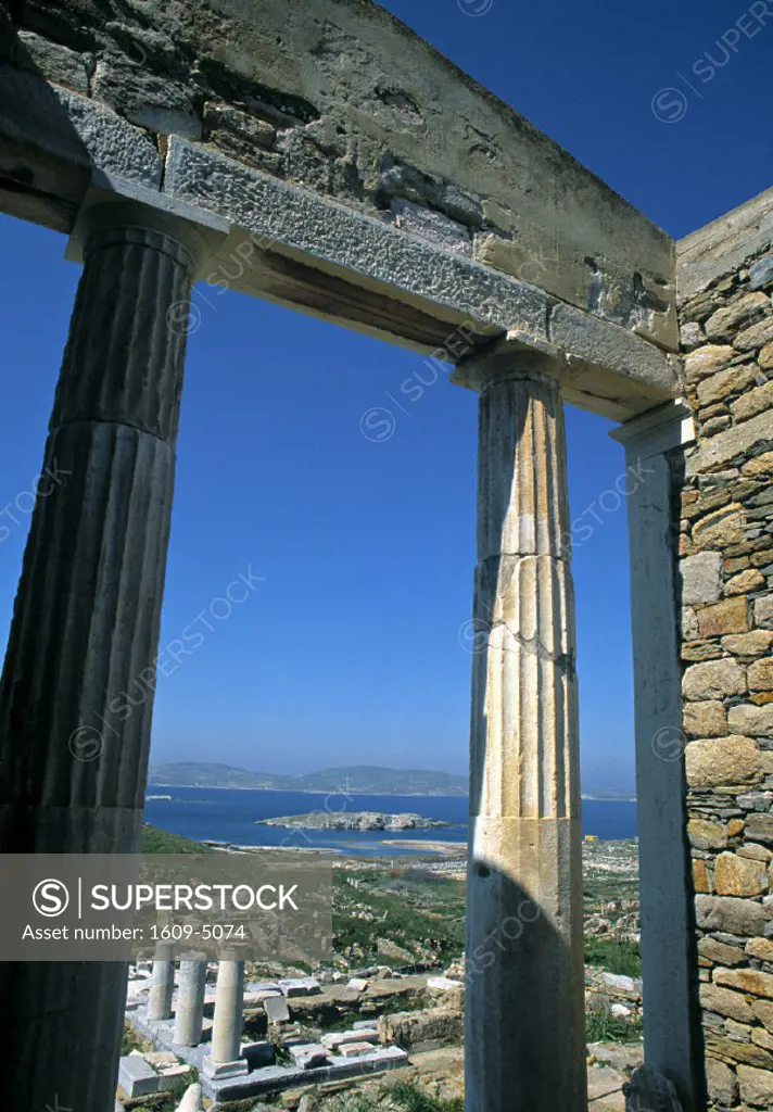 Temple of Isis, Delos, Nr. Mykonos, Greece