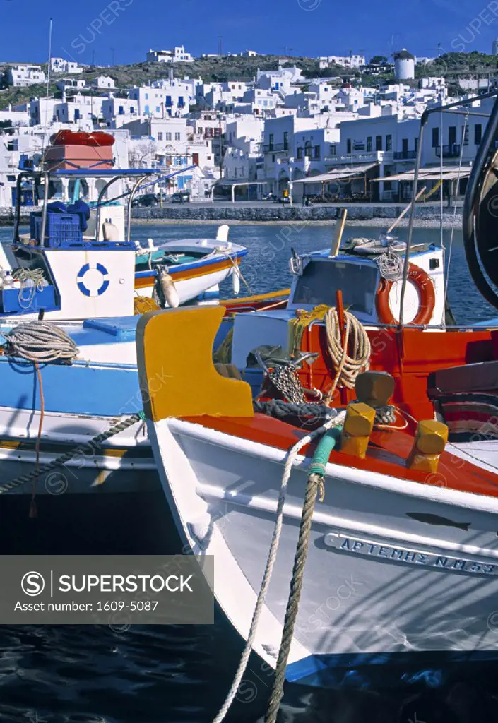 Boats, Mykonos Harbour, Greece