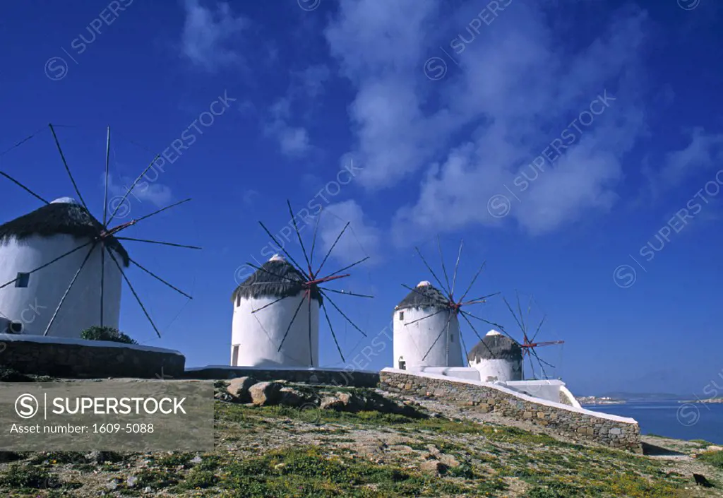 Windmills, Mykonos, Greece