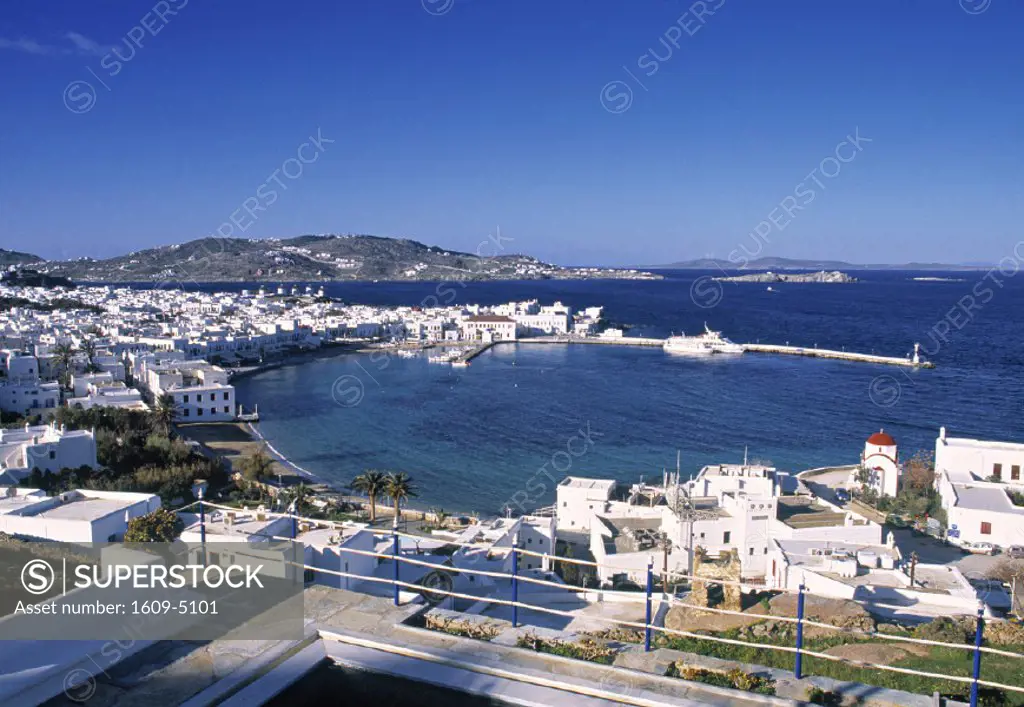 Mykonos Town & Harbour, Mykonos, Greece