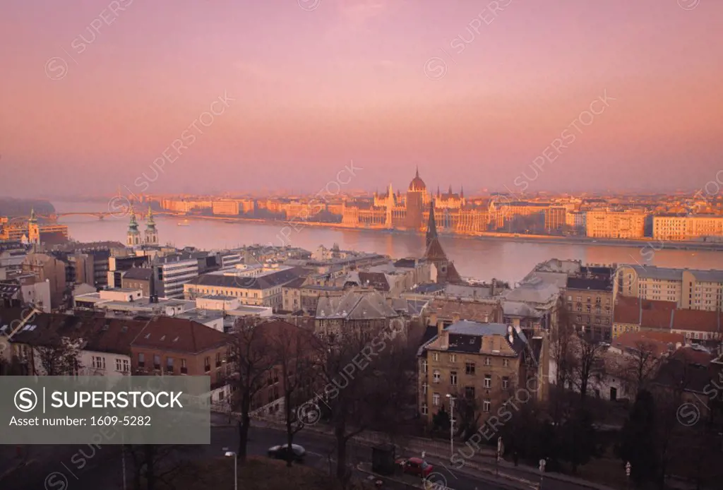 View fr. Fishermens´ Bastion,  Budapest, Hungary