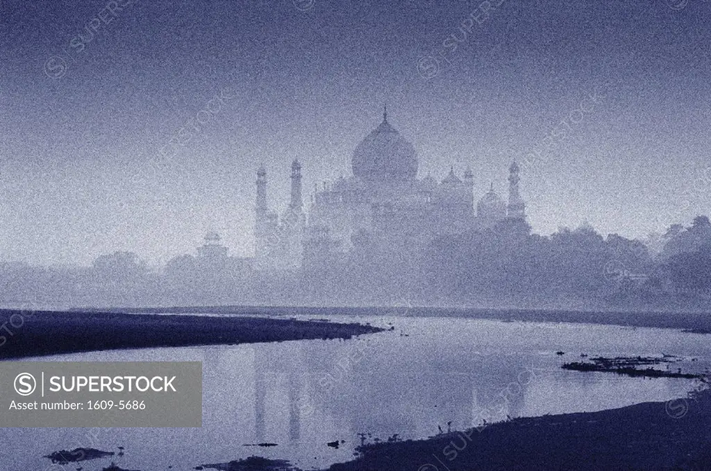 Taj Mahal, Yamuna River, Agra, India
