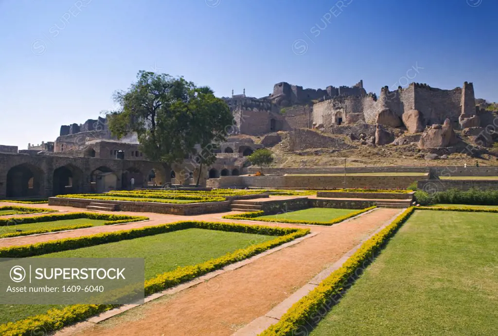 Golconda Fort, Hyderabad, Andhra Pradesh, India