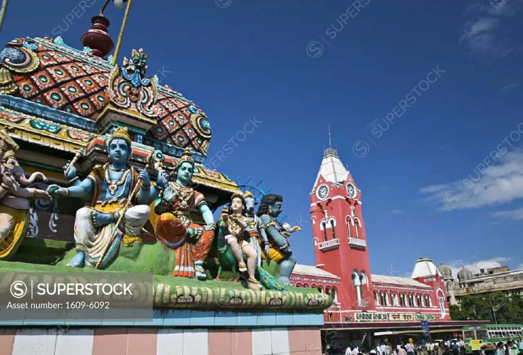 Central Train Station, Chennai (Madras), Tamil Nadu, India