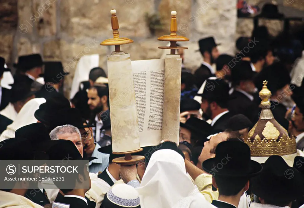 Torah Scroll, Western Wall, Jerusalem, Israel
