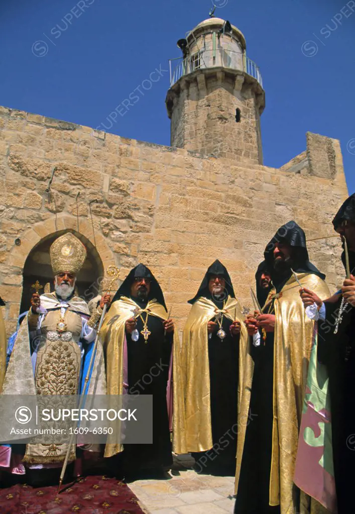 Armenian Ascension day ceremony, Mount of Olives, Jerusalem, Israel