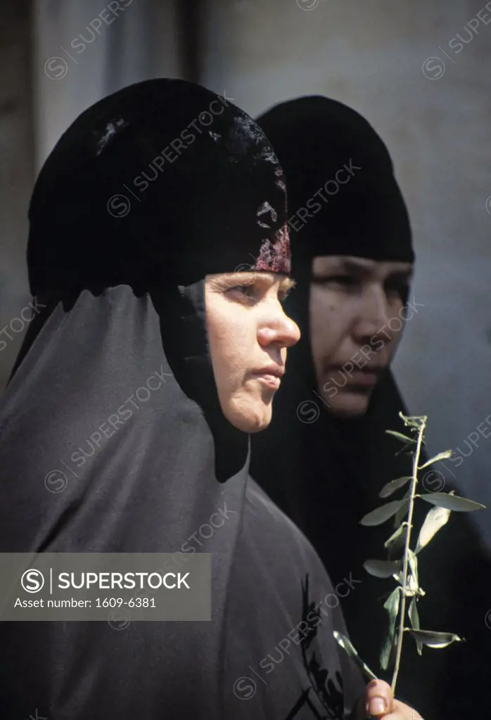 Russian Orthodox Nuns, Jerusalem, Israel