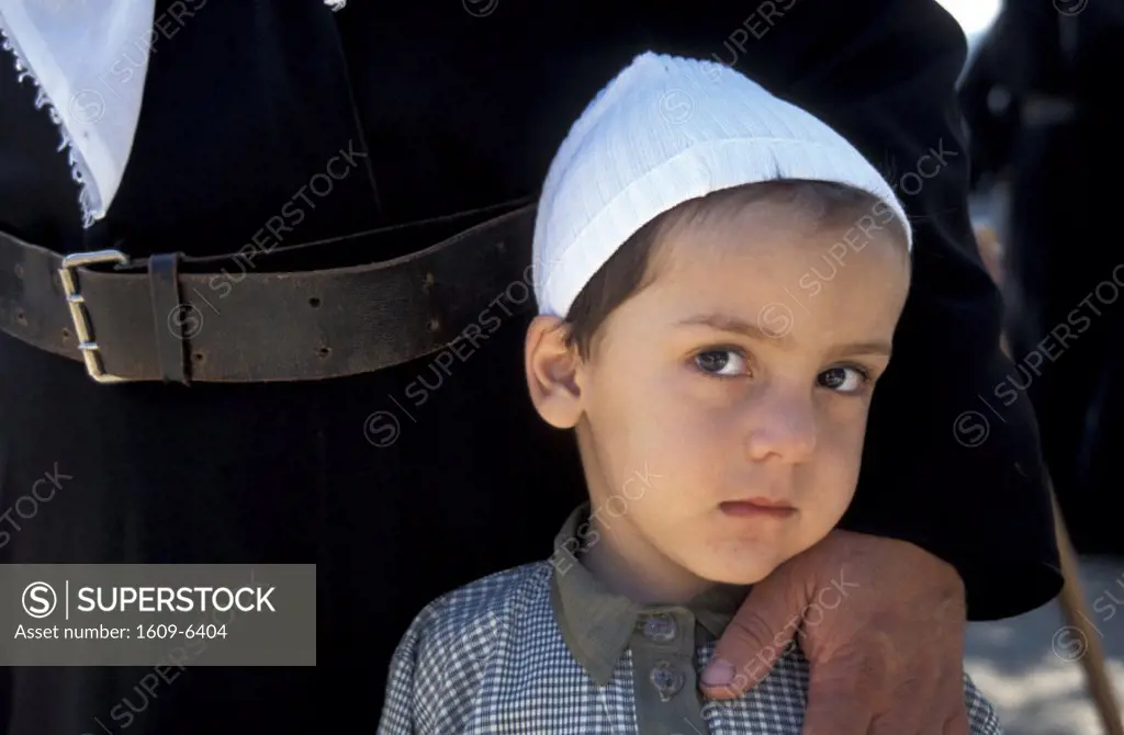 Druze boy, Nabi Sabalan, Golan Heights, Israel