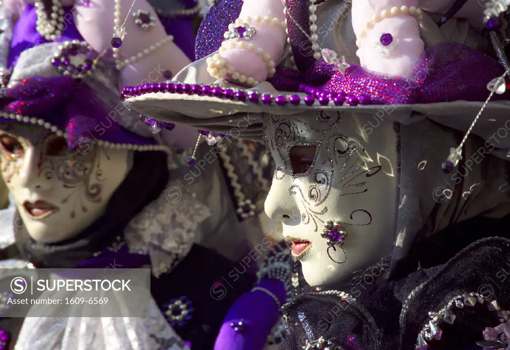Traditional carnival costume, Venice, Italy