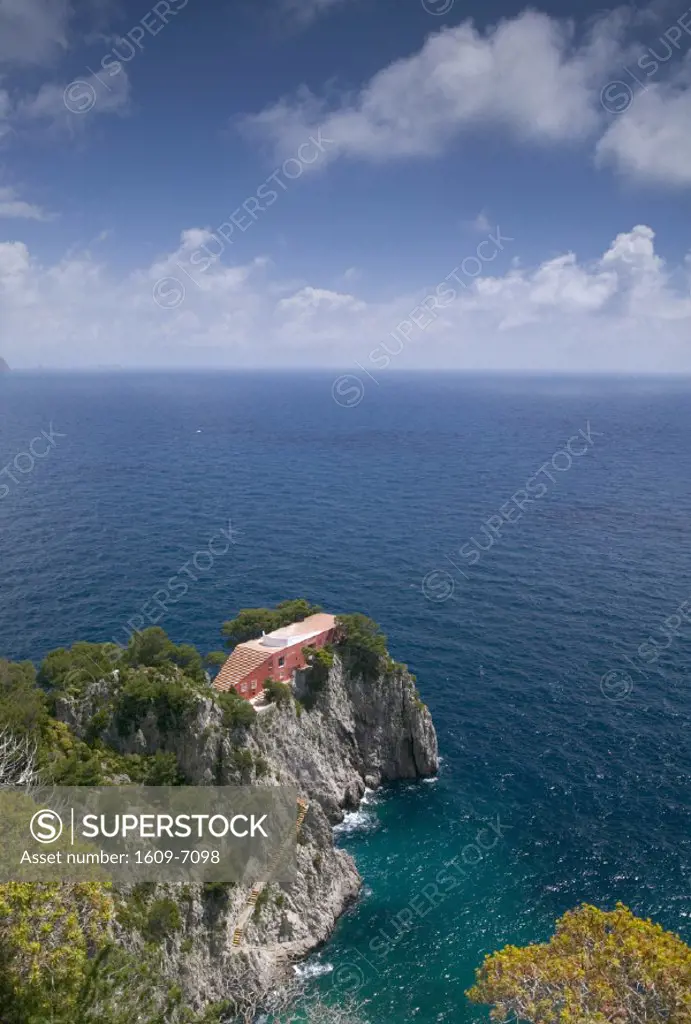 Casa Malaparte, Punta Massullo, Capri, Campania, Italy