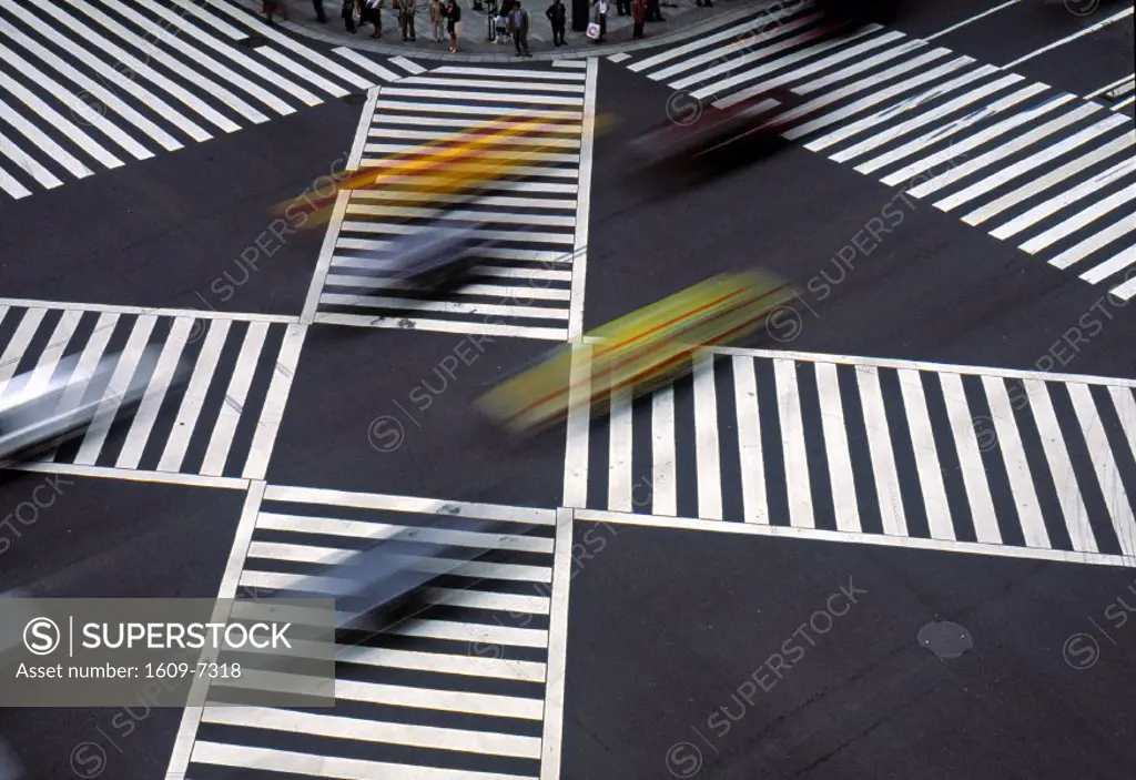 Pedestrian Crossing, Tokyo, Japan