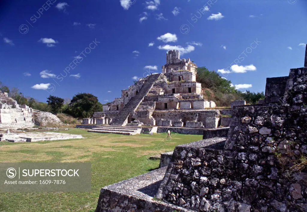 Maya ruins, Edzna, Campeche State, Mexico