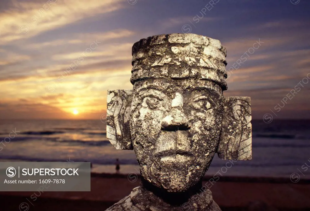 Chacmool statue, Cancun, Mexico
