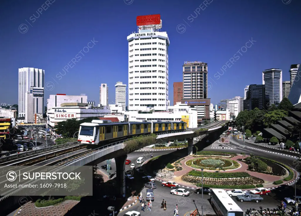 LRT Light railway, Kuala Lumpur, Malaysia