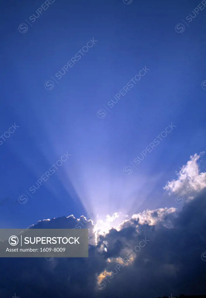 Sun Rays through Cloud