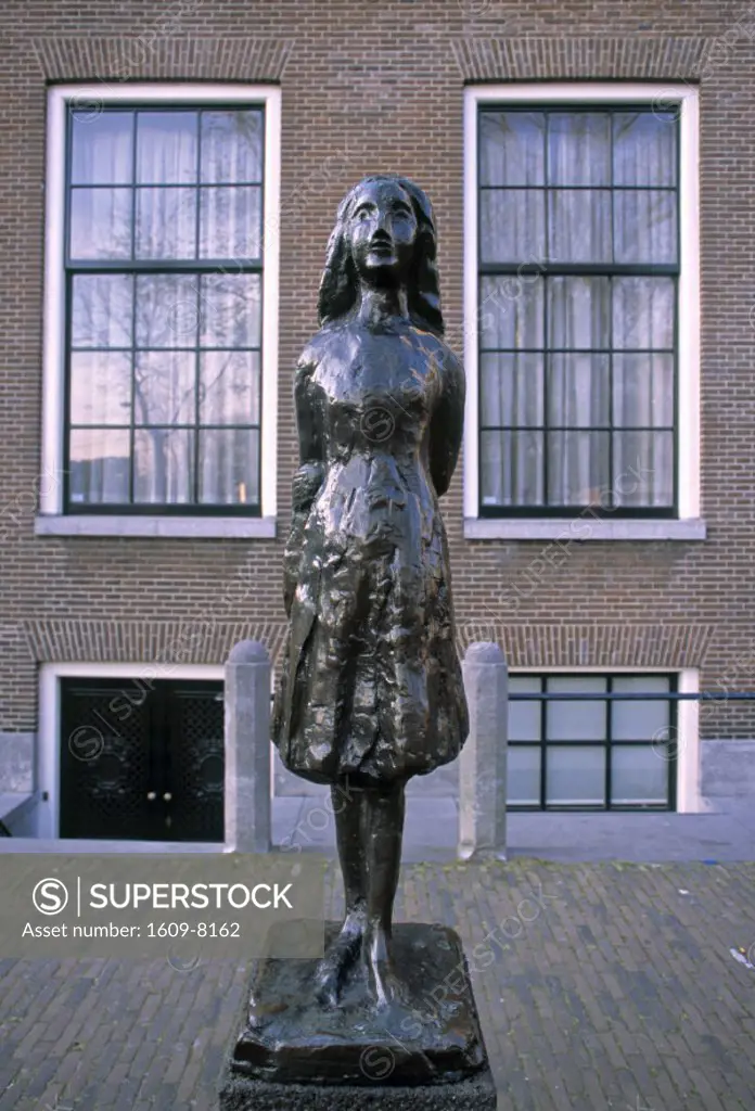 Anne Frank Statue, Amsterdam, Holland
