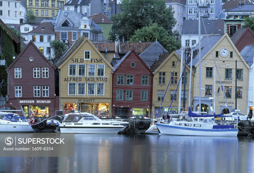 Waterfront, Bryggen, Bergen, Norway