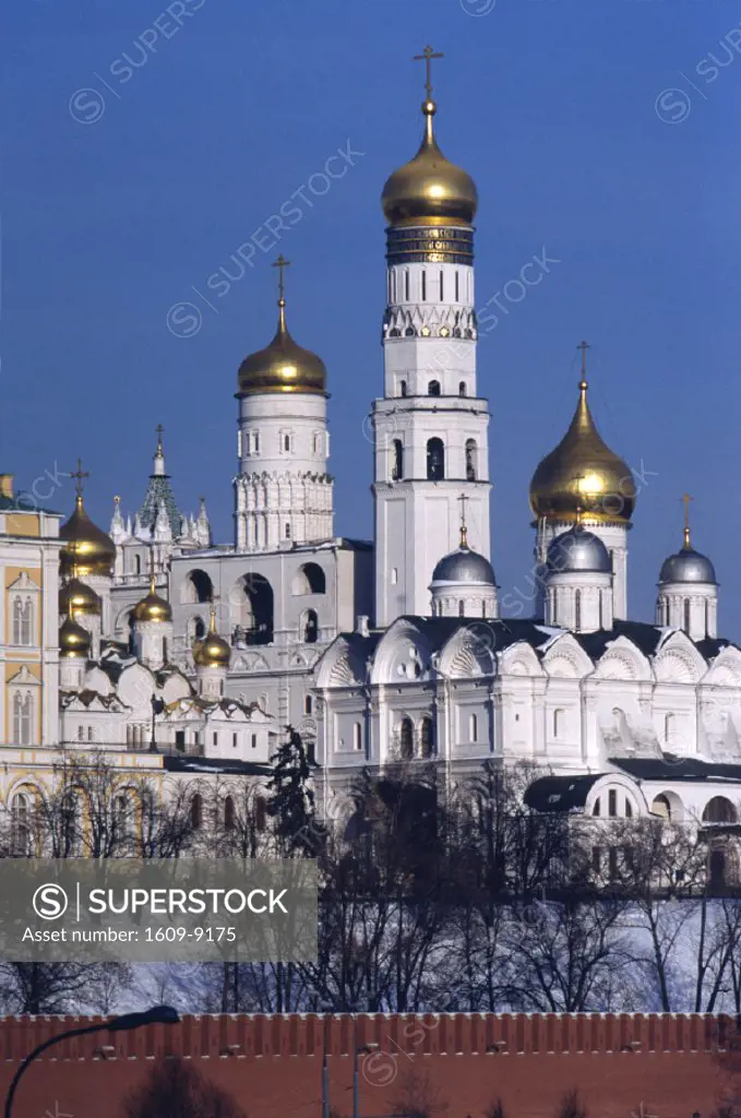 Cathedrals in the Kremlin, Moscow, Russia