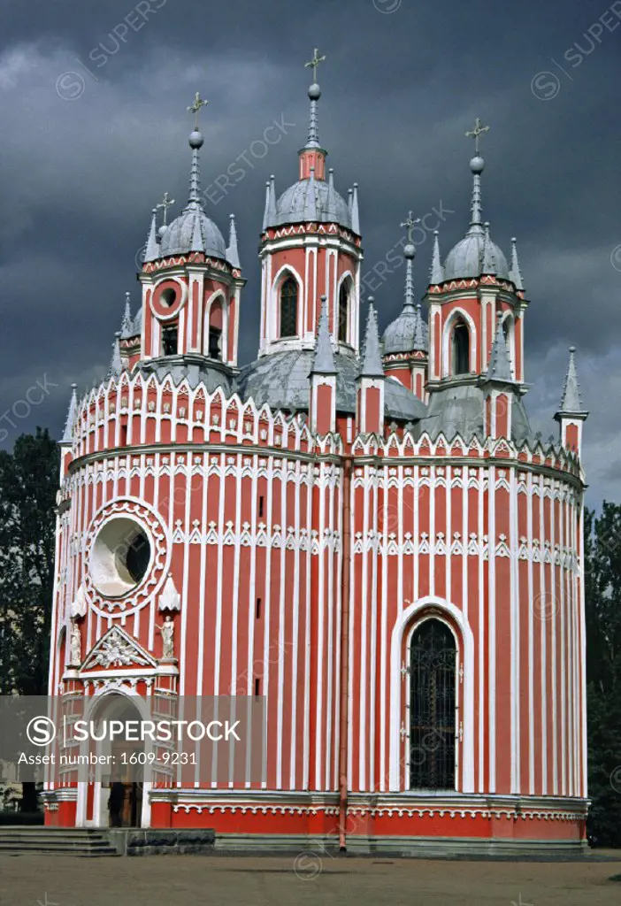 Chessmenskaya church, 18 century, St. Petersburg, Russia