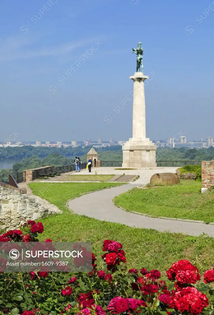 Statue of Pobednik, Kalemegdan, Belgrade, Serbia
