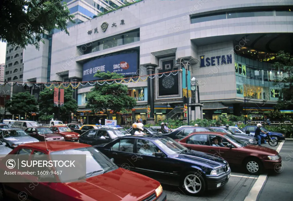 Traffic on Orchard Road, Singapore