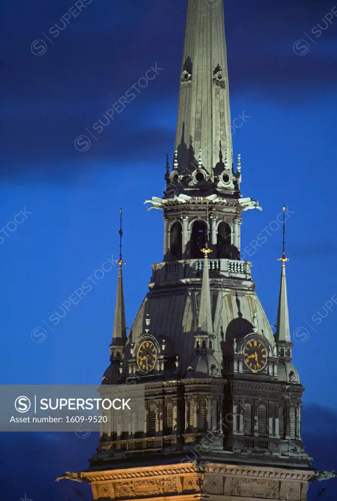 German church tower, Gamla Stan, Stockholm