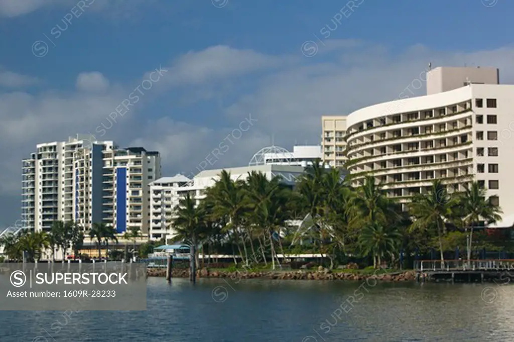Australia, Queensland, North Coast, Cairns, Hotels & Apartments along Cairns Waterfront