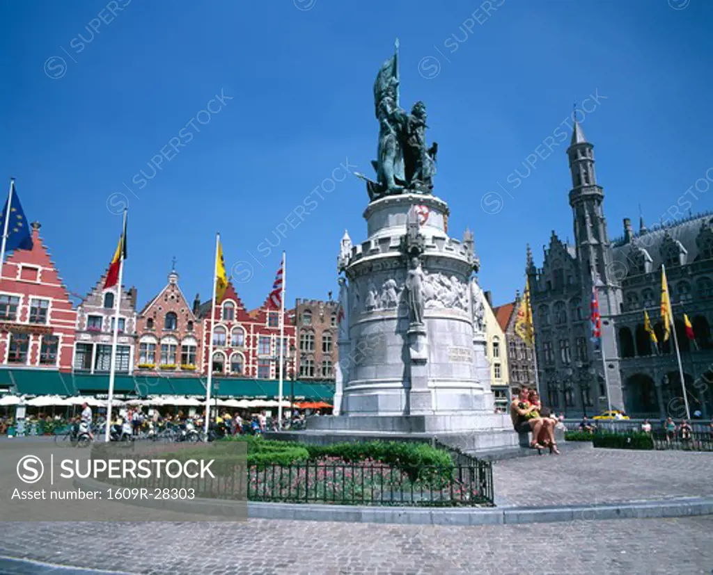 The Markt (Main Market Place), Bruges, Belgium