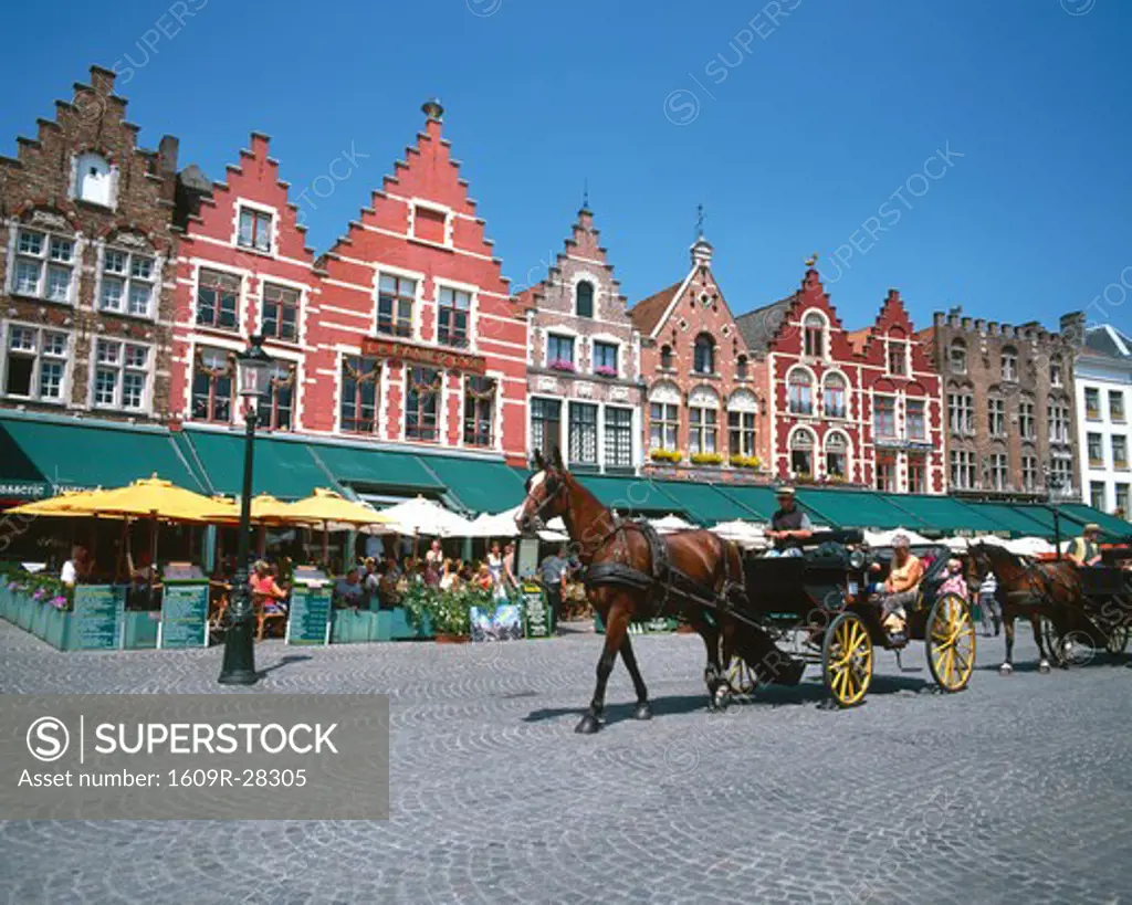 The Markt (Main Market Place), Bruges, Belgium