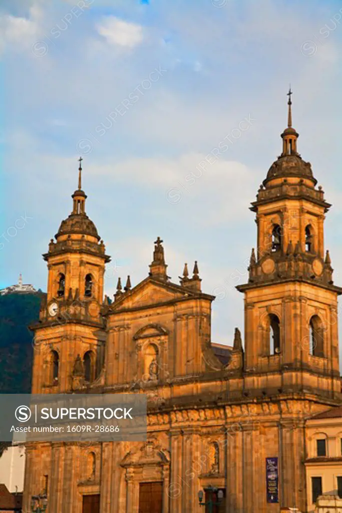 Colombia, Bogota, Plaza de Bolivar , Neoclassical Cathedral Primada de Colombia