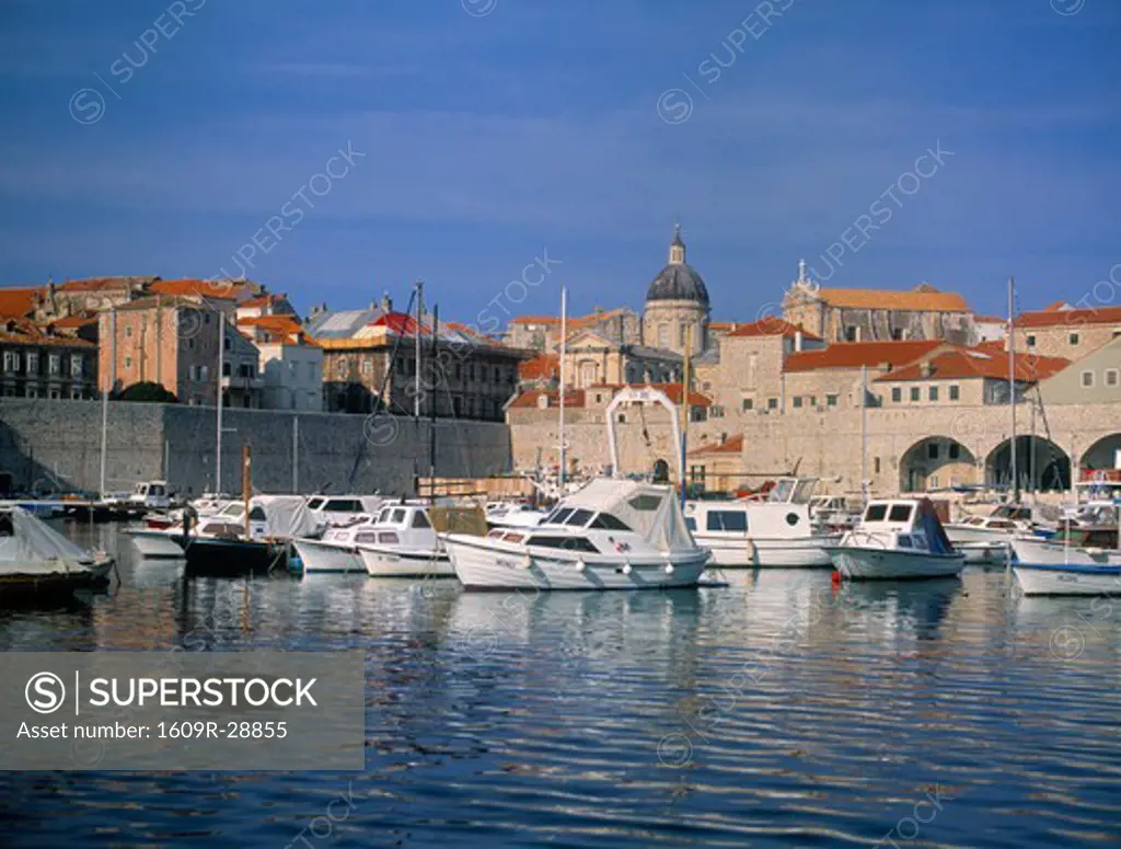 Old Harbour, Dubrovnik, Dalmatian Coast, Croatia