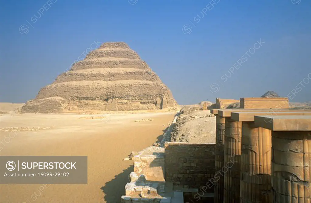 Step Pyramid, Saqqara, nr.  Cairo, Egypt