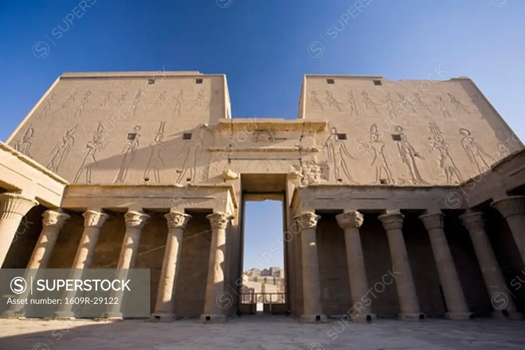 Egypt, Edfu, Temple of Orus (the Hawk God, Protector of Osiris)