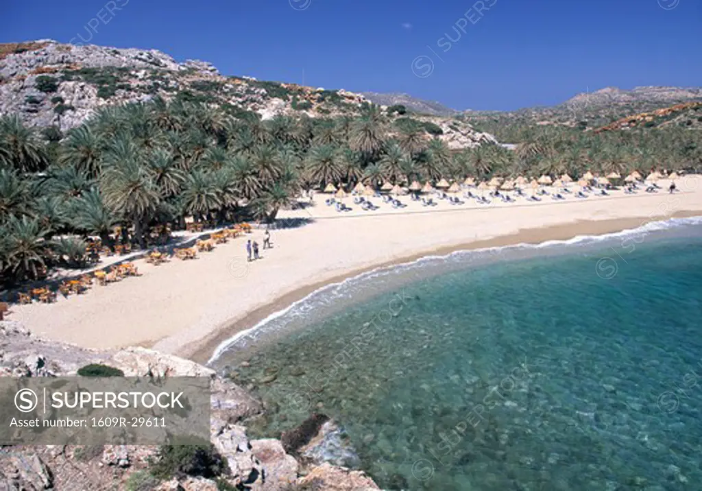 Vai Beach, Lasithi Province, Crete, Greece