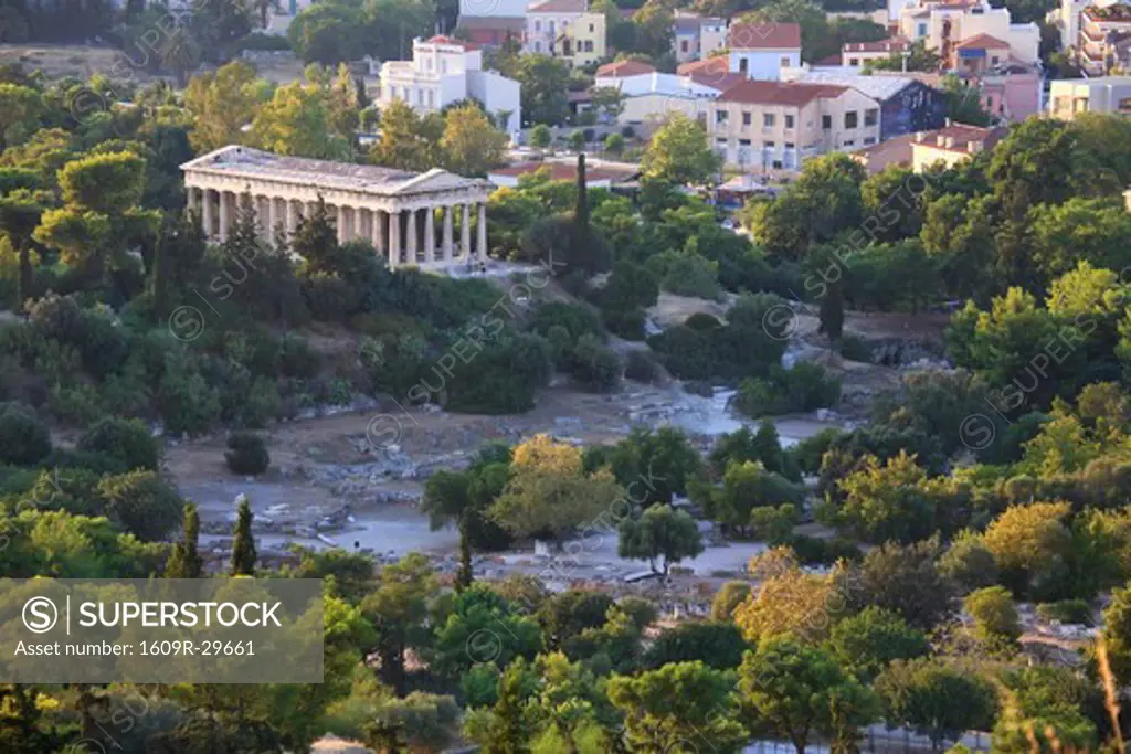 Greece, Attica, Athens, Ancient Agora, Temple of Hephaestos