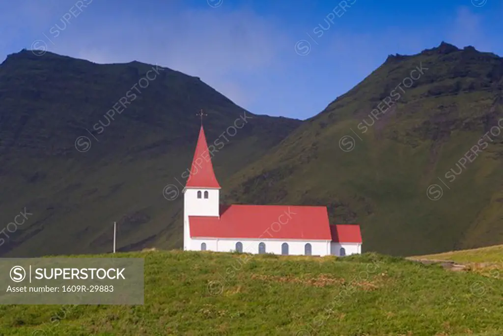 Church, Vik, Myrdalur region, Icleland