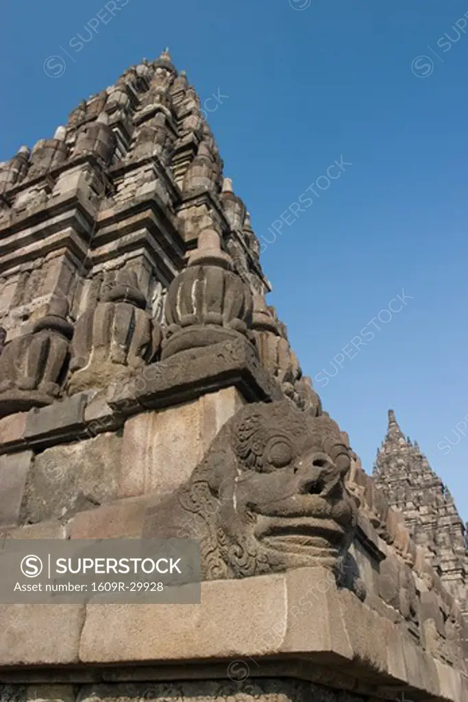 Hindu temples of Prambanan near Yogjakarta - Java - Indonesia