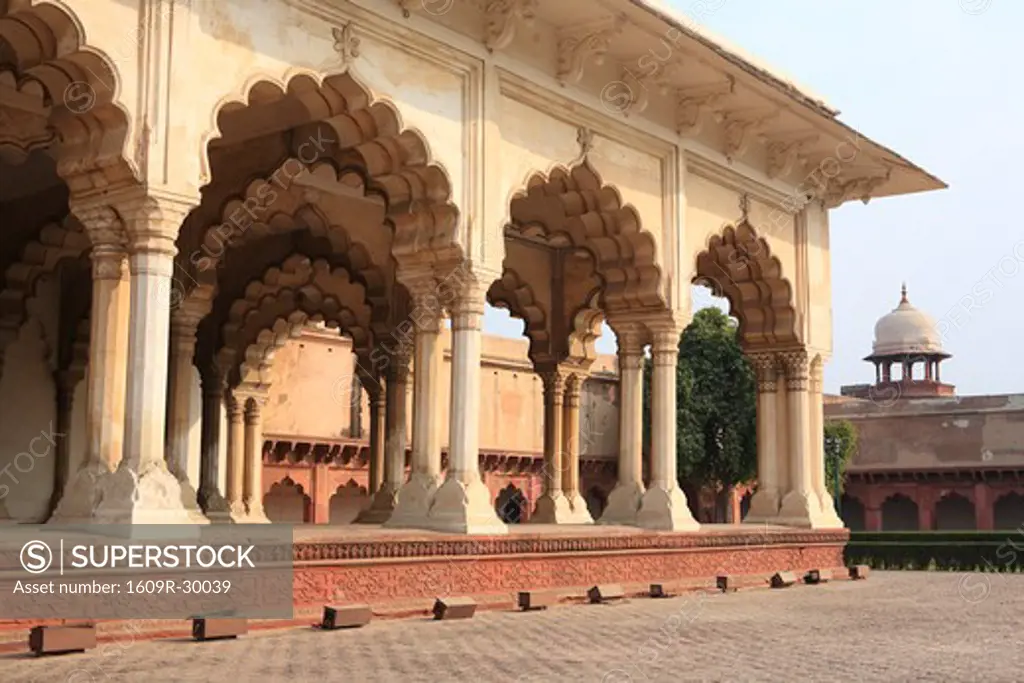 Red Fort, Diwan-I Am (1630-1640-s), Agra, Uttar Pradesh state, India