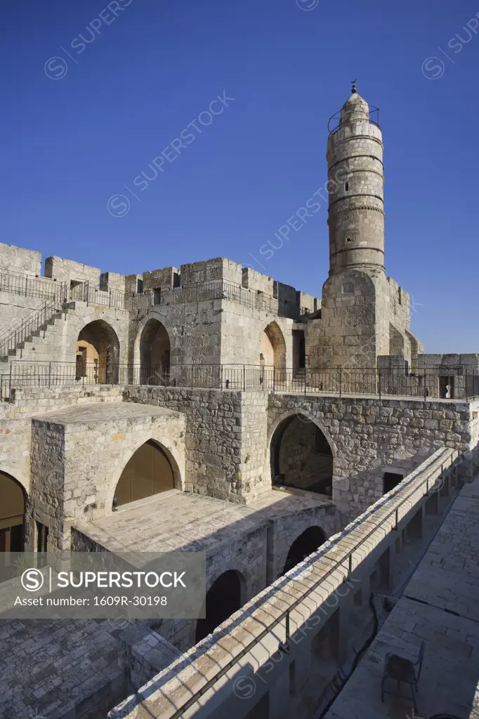 Old town Citadel and tower of David, Jerusalem, Israel