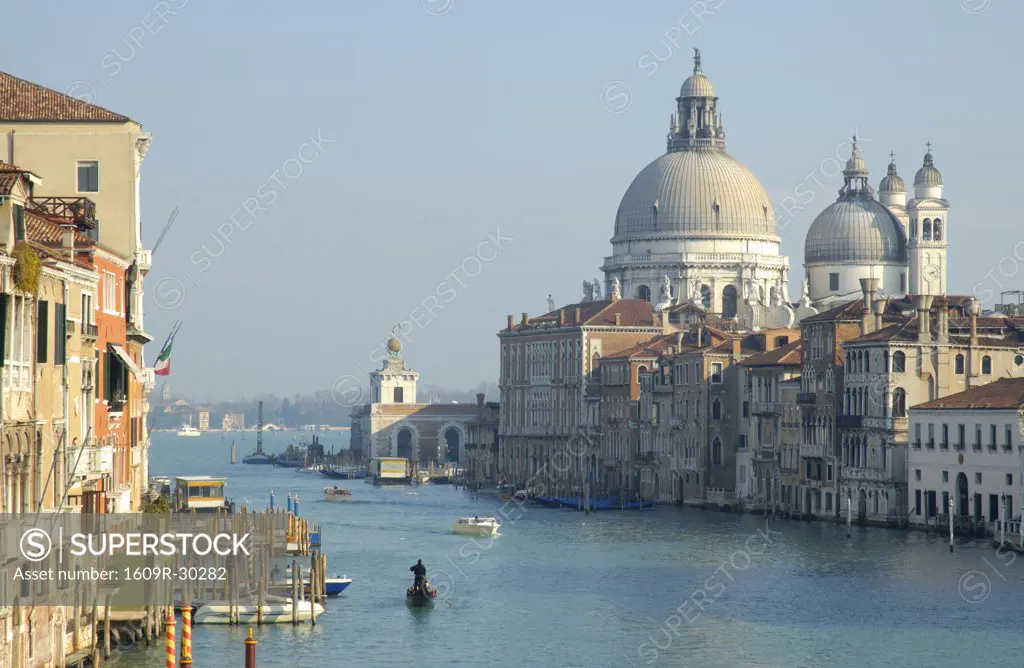 Grand Canal & Basilica di Santa Maria della Salute, Venice, Italy