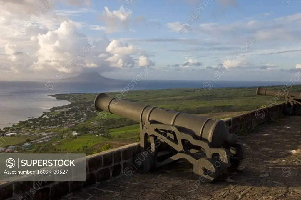 Caribbean, Leeward Islands, St Kitts & Nevis, St Kitts, Brimstone Hill Fortress, UNESCO World Heritage Site